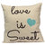 Love Heart Throw Pillow Case Cushion Cover Home Decor Wedding Gift
